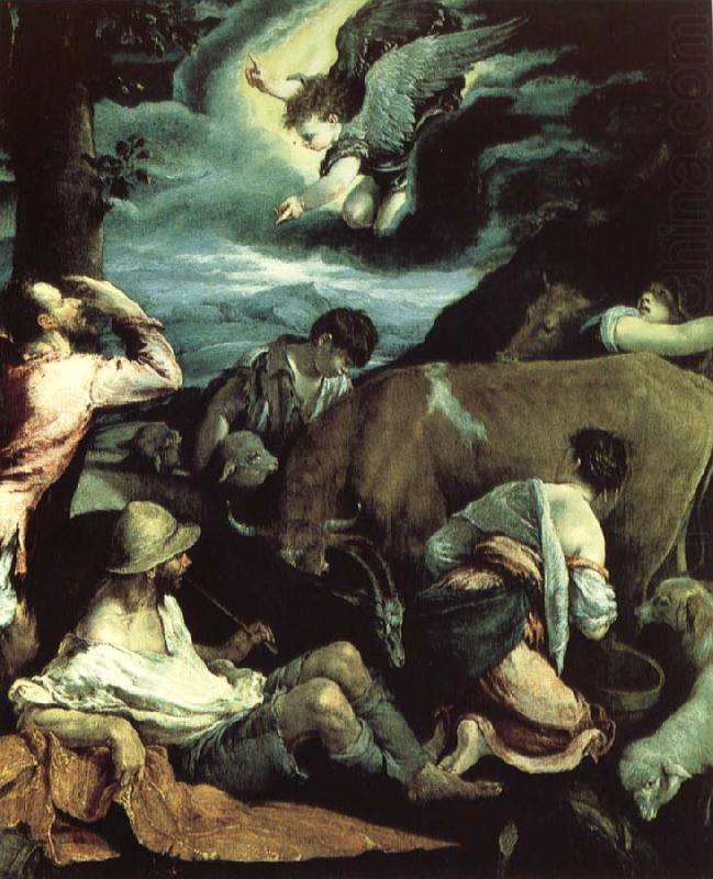 Jacopo Bassano The Annunciation to the Shepherds china oil painting image